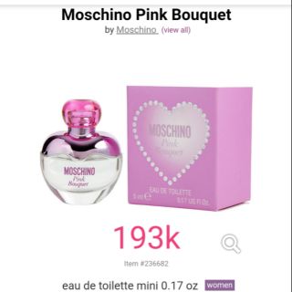 Nước Hoa Nữ Moschino Pink Bouquet 5ml