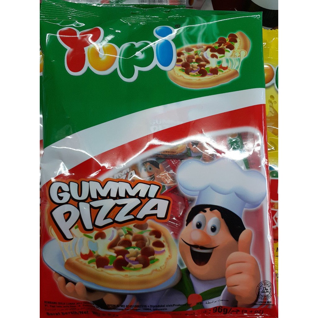 Kẹo dẻo Yupi Pizza gói 96gam
