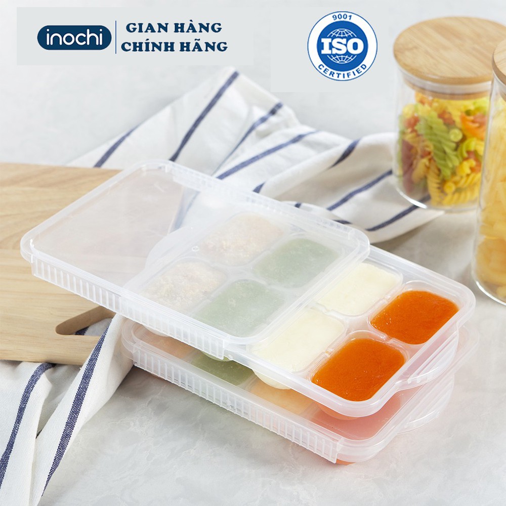 Khay Trữ Đồ Ăn Dặm, Khay Bảo Quản Đồ Ăn Dặm Cho Bé Amori Inochi