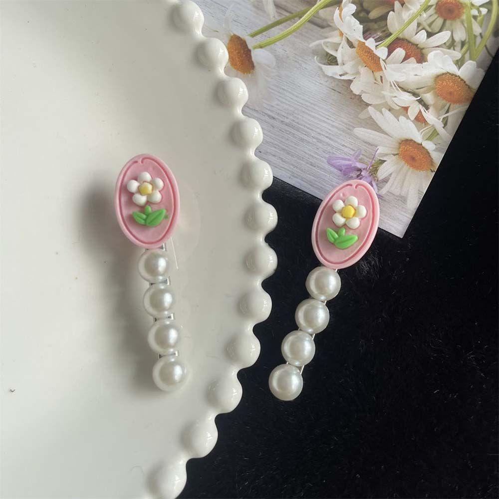 FORBETTER Kẹp Tóc Hình Hoa Tulip Màu Hồng Ngọt Ngào Cho Bé Gái