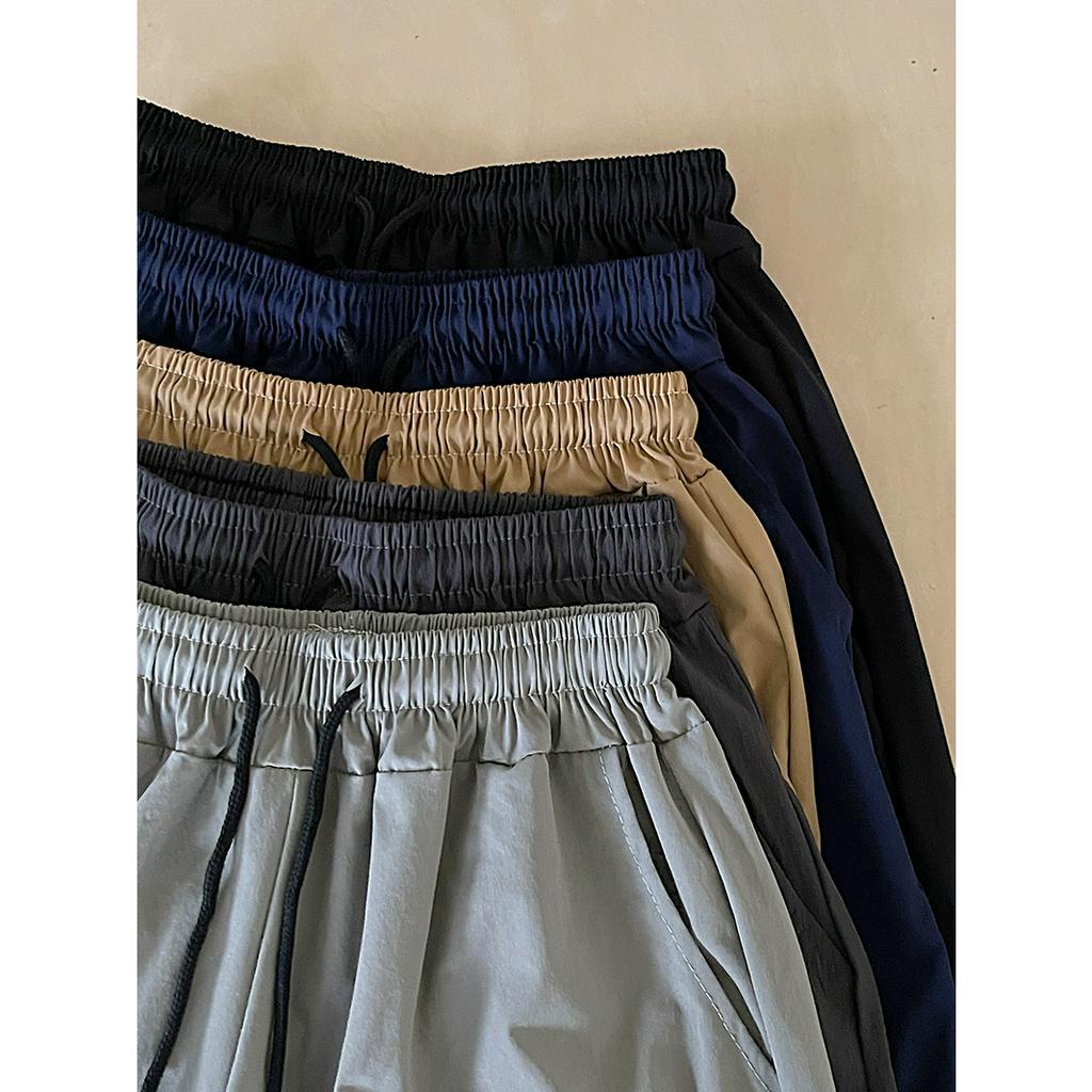 「 WELOVE1 」Quần Short Thể Thao Nữ Lưng Cao Ống Rộng Màu Sắc Đa Dạng