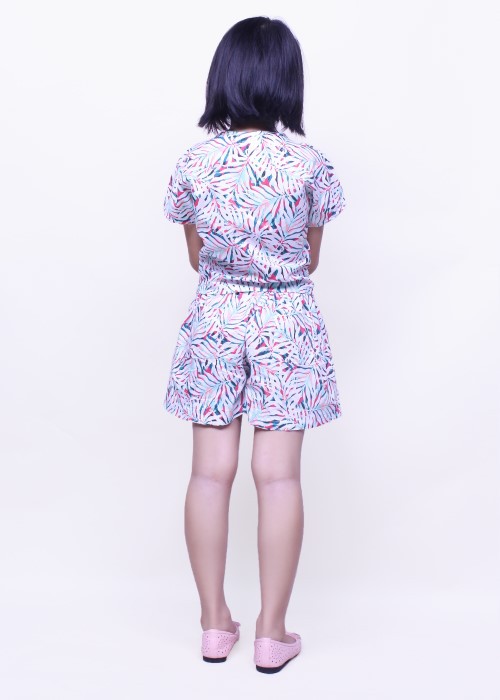 Bộ quần áo bé gái cột lai cotton ống loe Jadiny