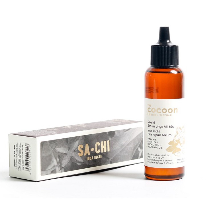 Serum Tóc Cocoon Sachi Phục hồi tóc hư tổn, khô xơ, chẻ ngọn 70ml