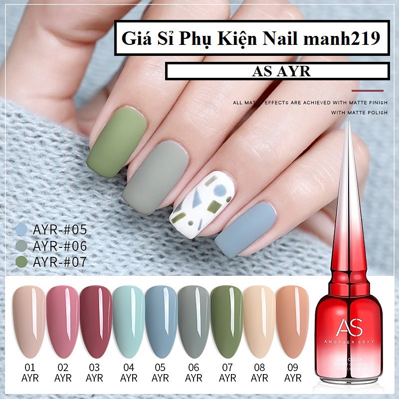 Sơn Gel AS mã AYR chai đỏ 15ml - manh219