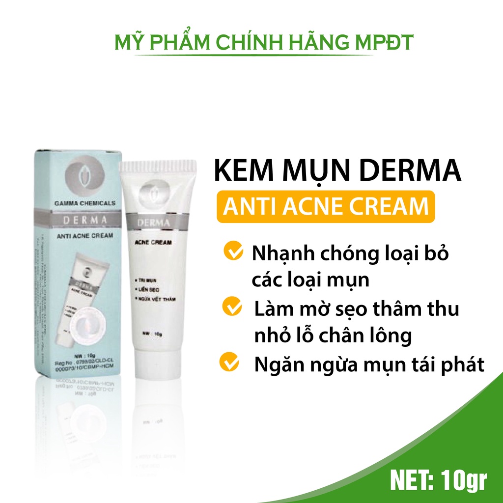 Kem mụn Derma Anti Acne Cream chính hãng .,,, ...