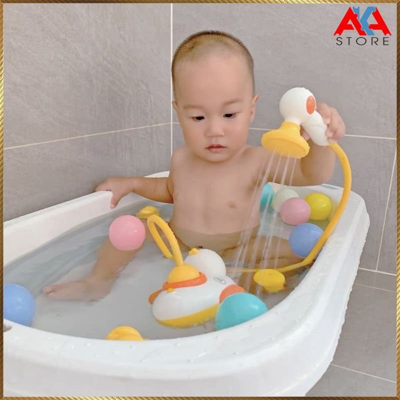 Vịt thả bồn tắm - Đồ chơi nhà tắm cho bé, chất liệu nhựa nguyên sinh ABS cao cấp AKA Store