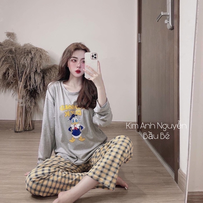 Bộ thun hình dài tay quảng châu