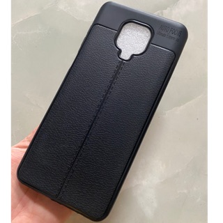 Ốp lưng Xiaomi Redmi Note 9S /Redmi Note 9 Pro dẻo giả da vân chỉ nổi siêu bền