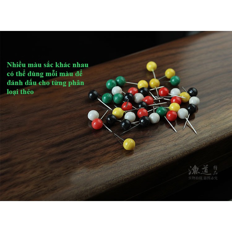 Gói kim ghim thẻo câu cá nhiều màu