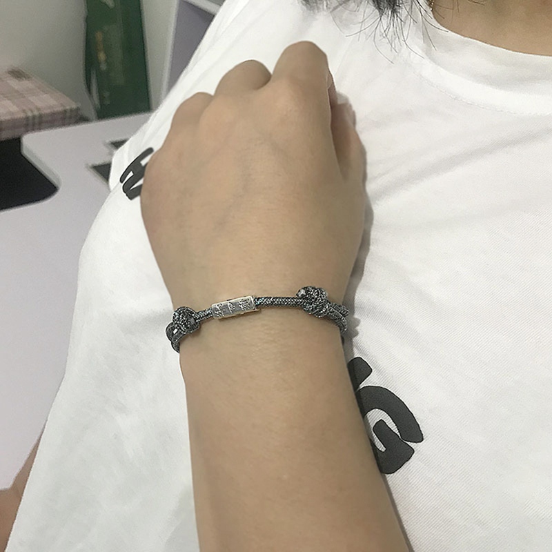 Bộ 2 Vòng Tay Tình Bạn Bện Từ Tính