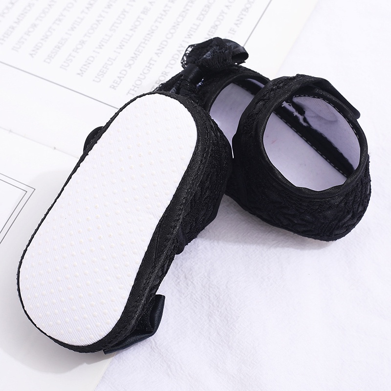 Giày Búp Bê Đế Mềm Chống Trượt Cho Bé Gái Tập Đi