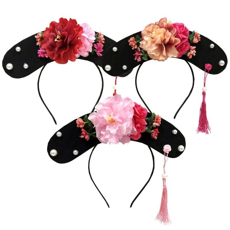 Mũ Công Chúa Đội Đầu Họa Tiết Kẻ Ô Phù Hợp Làm Quà Cho Nữ Hoàng Mừng Năm Mới