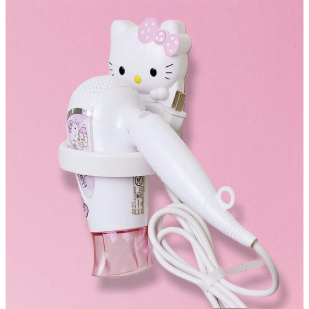 [HÀNG MỚI VỀ] Giá treo máy sấy tóc cực chắc Hello Kitty