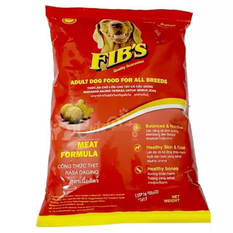 Thức ăn cho chó hạt FIB'S 1.5kg