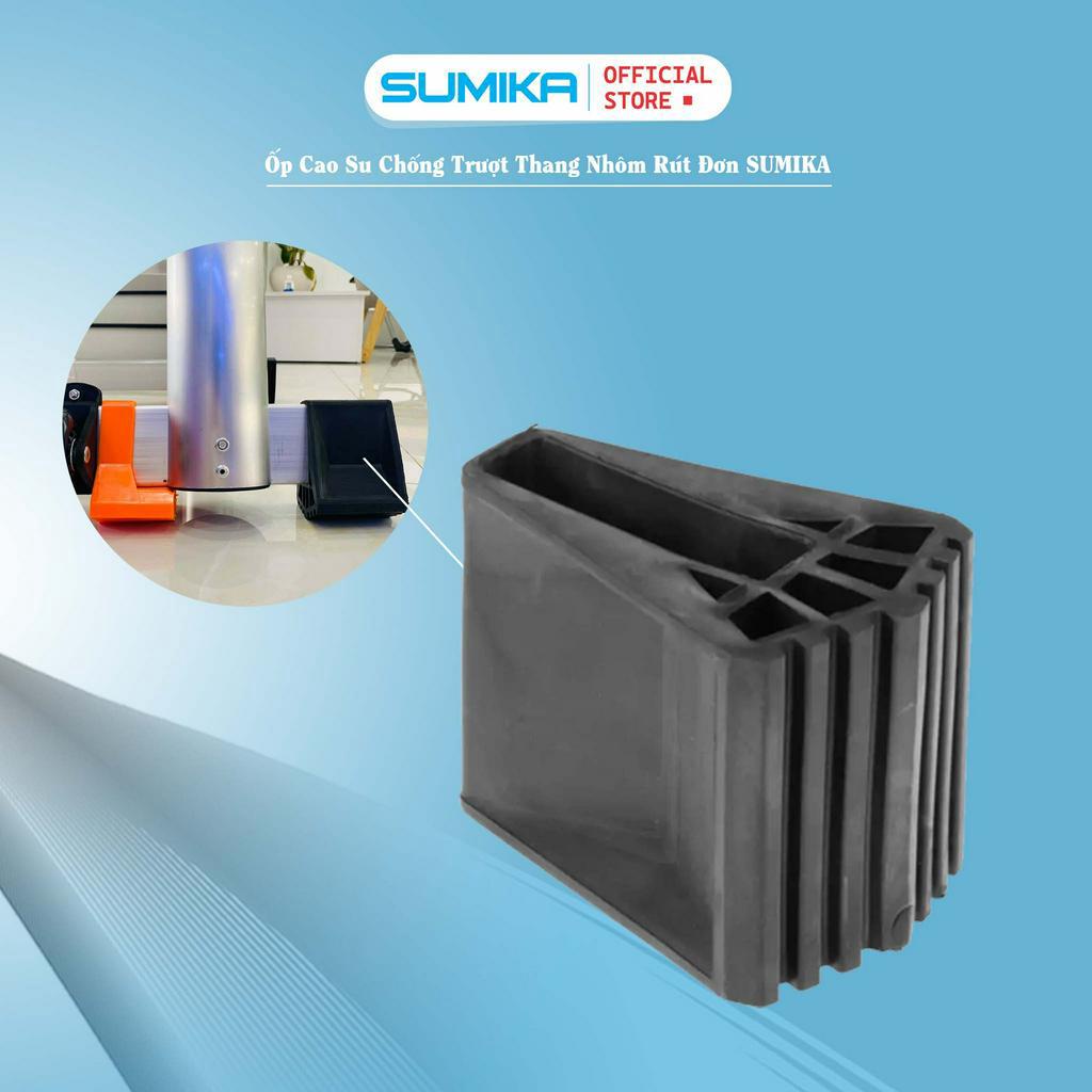 Đế Cao Su Thang Nhôm Rút Đôi Sumika Dcn, Sử Dụng Cho Thanh Ngang Chống Trượt