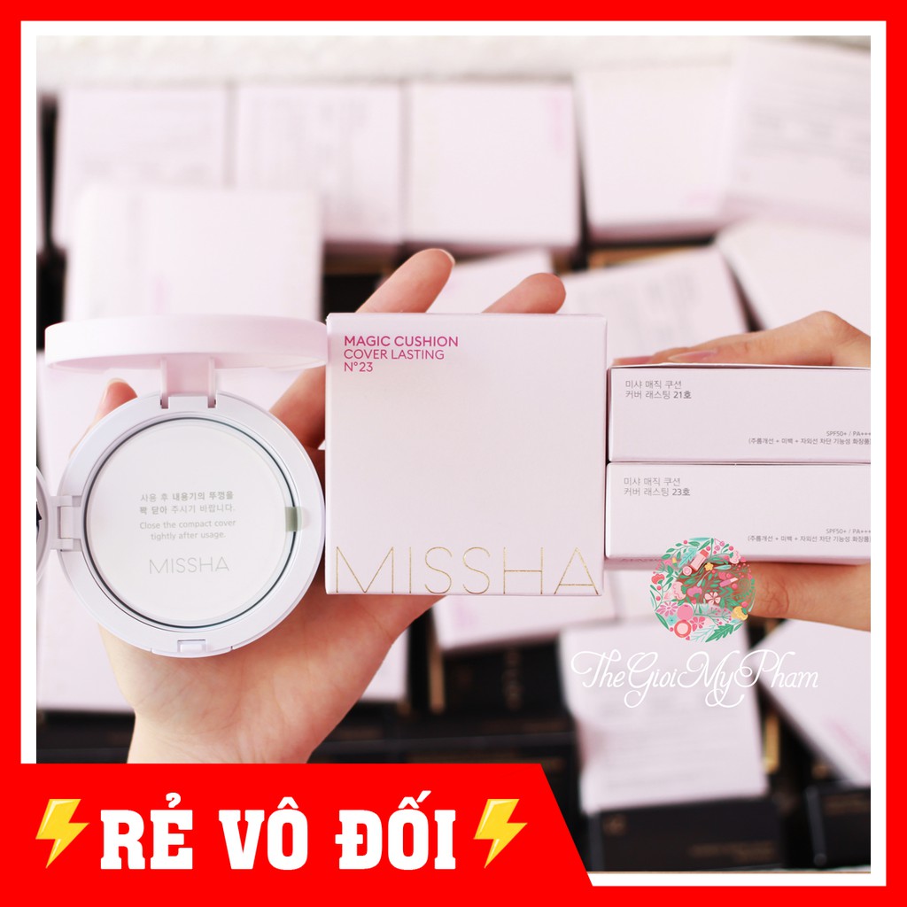 Phấn Nước Missha Magic Cushion Cover Lasting (Mẫu Mới ) | BigBuy360 - bigbuy360.vn