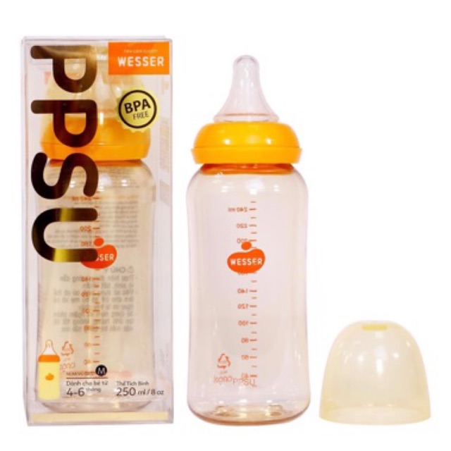 Bình sữa Wesser PESU 250ml