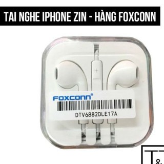 TAI NGHE IPHONE 5,5S,6,6S,6P,6SP ZIN NHÀ MÁY FOXCONN CHÍNH HÃNG NGHE SIÊU HAY