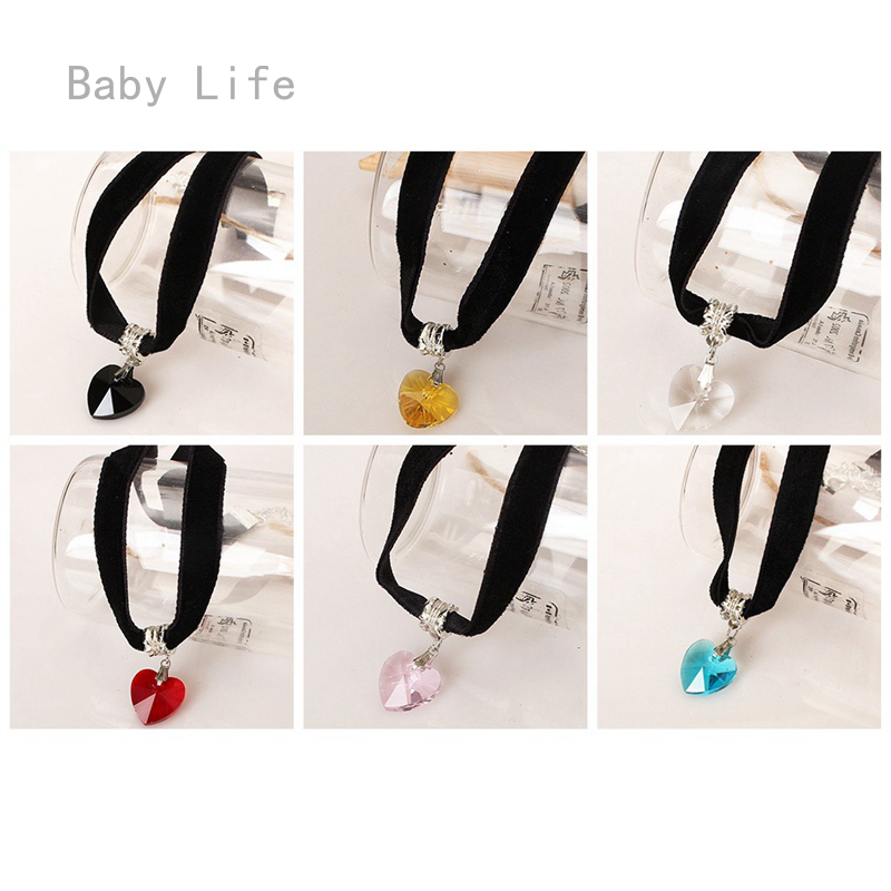 Vòng Cổ Choker Hình Trái Tim Cho Bé Gái