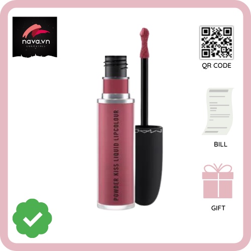 [ QR code + Hộp và túi xách + Đủ Bill ] Son môi MAC Powder Kiss Liquid Lipcolour Chính Hãng | WebRaoVat - webraovat.net.vn