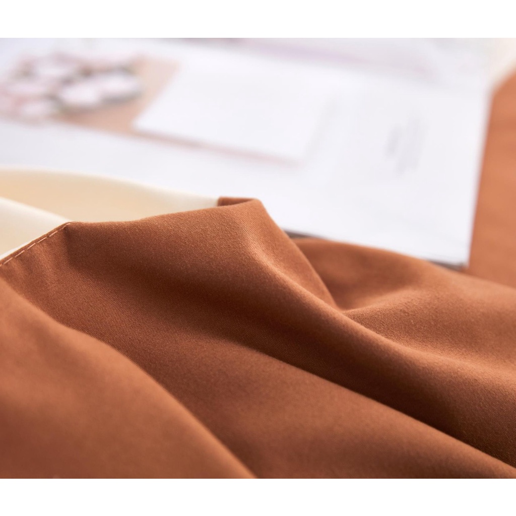 Bộ Chăn Ga Gối 4 Món Cotton Mix Nhập khẩu Cao Cấp Chất Cotton Mền Mịn Dày Dặn Mầu Sắc Trang Nhã Miễn Phí Bo Chun Giường