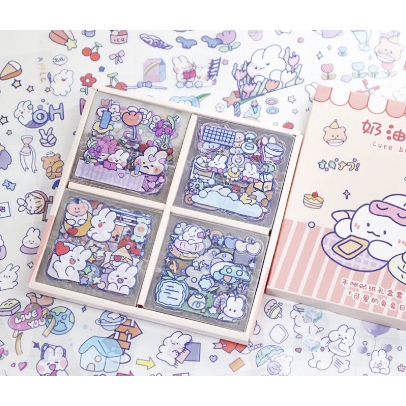 🍓Set 100 tấm sticker xinh xắn nhiều chủ đề khác nhau