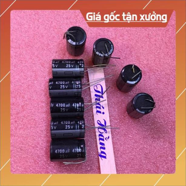 . Tụ hoá 4700 M / 25 v (10 chiếc) ..