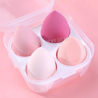 Set 4 bông mút trang điểm