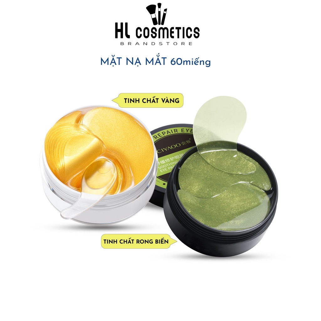 Mặt Nạ Mắt Collagen CIYAOO Cấp Dưỡng Ẩm Mắt Giảm Thâm Quầng Da Bọng Mắt (Hộp 60 miếng)