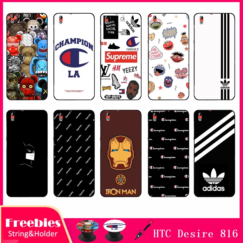 Ốp Điện Thoại Bảo Vệ Chống Sốc Kèm Móc Xỏ Ngón Và Dây Đeo Cho HTC Desire 816