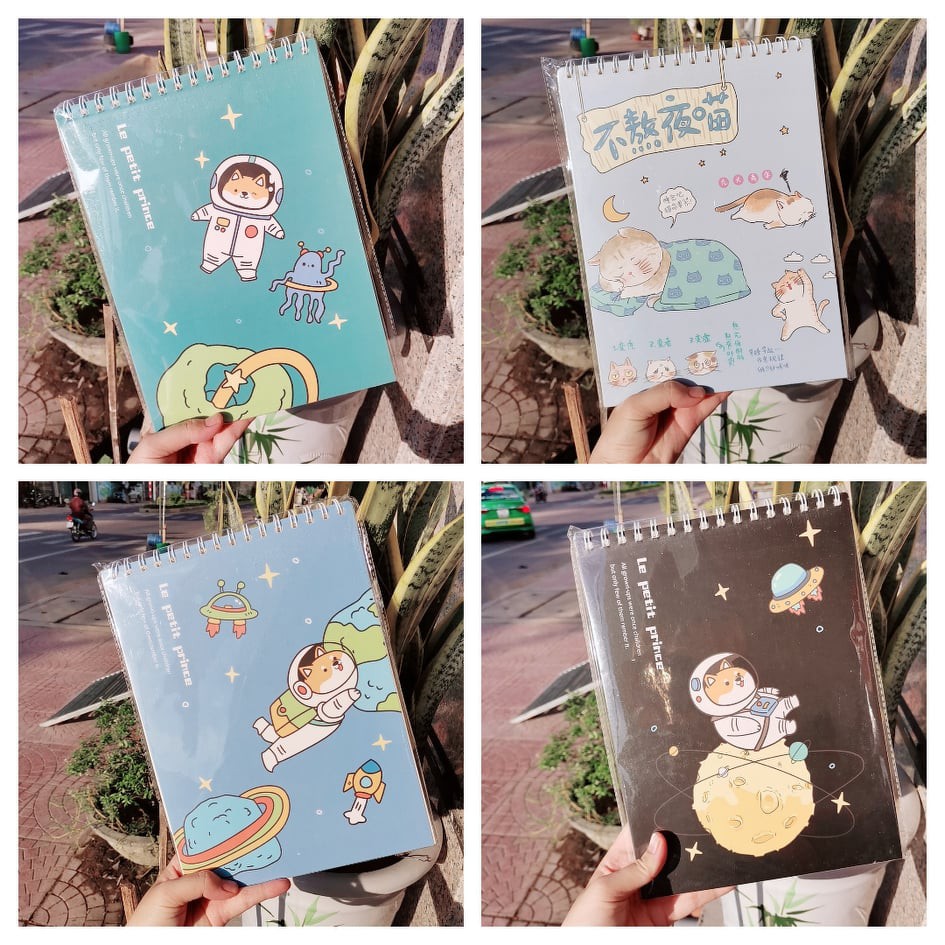 Sổ Vẽ, Sổ vẽ Phác Thảo, Sketch Book, Sổ vẽ ký họa phong cách Nhật Bản A4