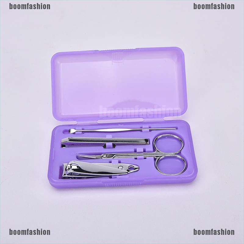 [Hàng mới về] Set 4 dụng cụ chăm sóc móng kèm hộp chuyên nghiệp