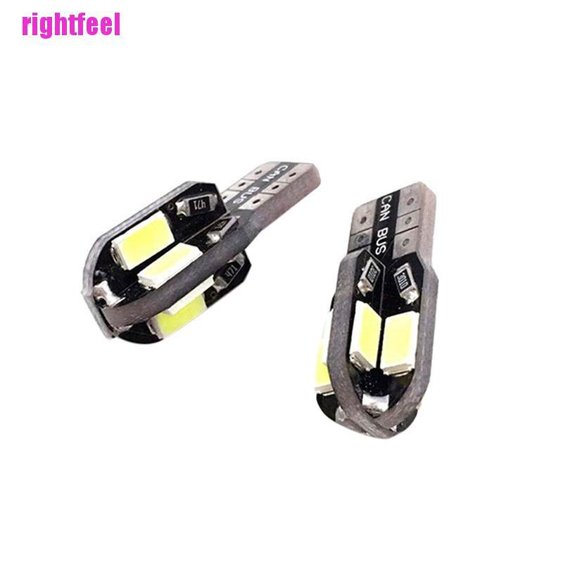 Bộ 10 Đèn Led Smd T10 194 168 W5W 5730 8 Led Smd Ánh Sáng Trắng