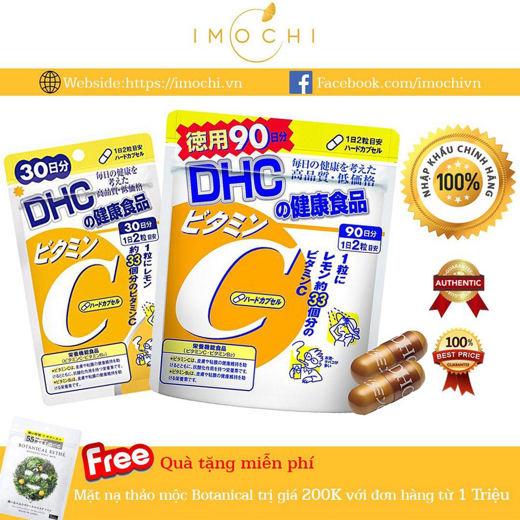 Viên Uống Vitamin C DHC Nhật Bản 30 Ngày, 90 Ngày | BigBuy360 - bigbuy360.vn