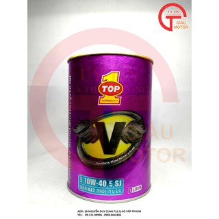 NHỚT TỔNG HỢP CAO CẤP DÀNH CHO XE SỐ- GA TOP 1 SUPER V 10W40 1L