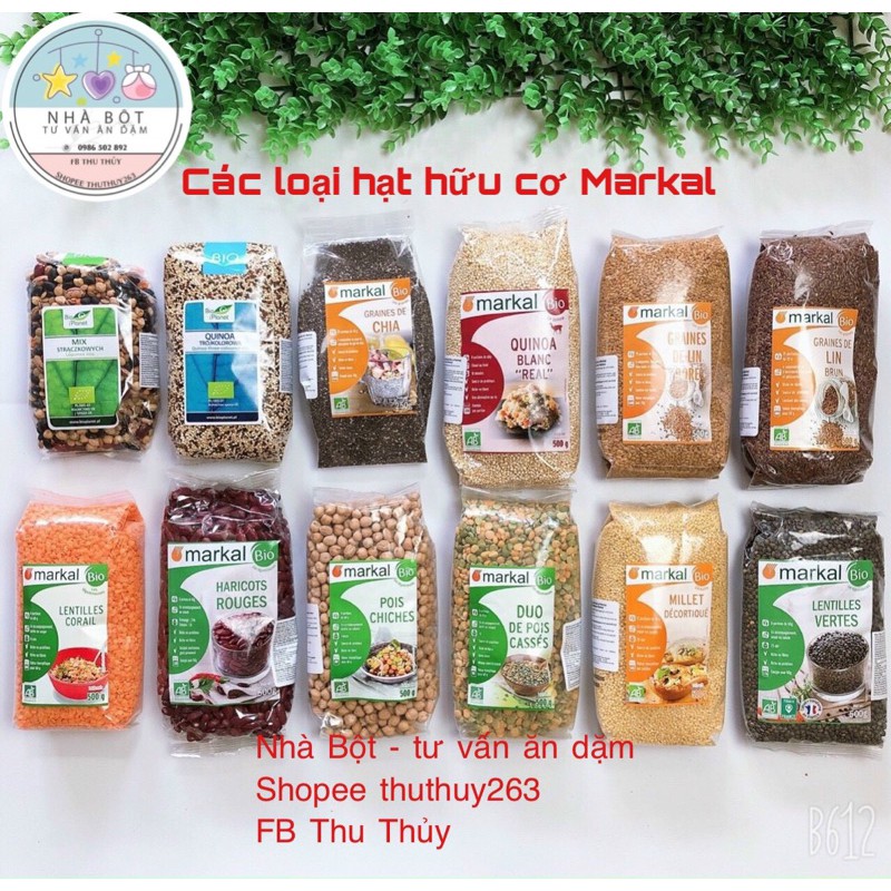 Các loại hạt hữu cơ cho bé ăn dặm date 2024