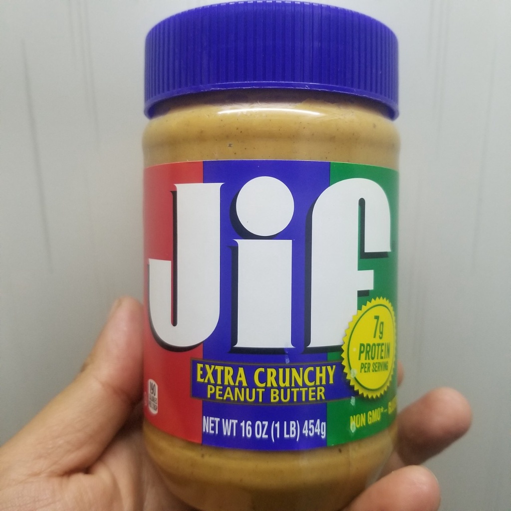 Bơ đậu phộng hạt Jif 454 g - Nhập Khẩu Mỹ