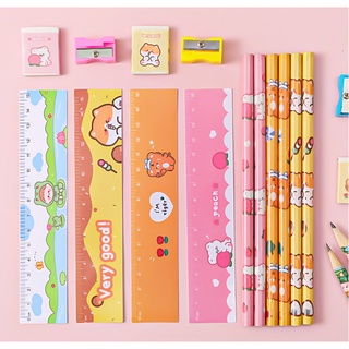 Bộ 5 Đồ Dùng Học Tập Cute (Đọc kỹ mô tả)