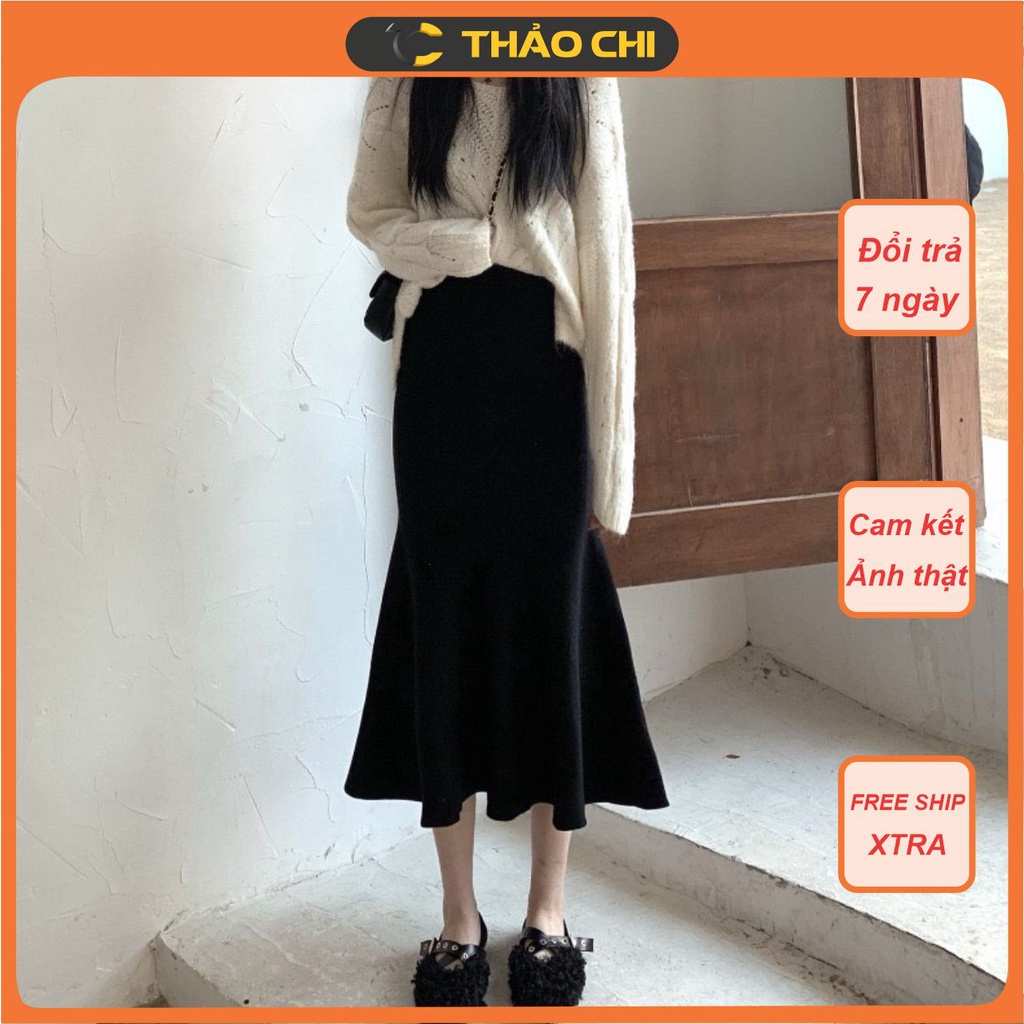 Chân váy đuôi cá siêu xinh mix áo nào cũng xinh