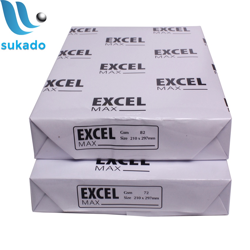 Giấy A4 Excel 80gsm dày 500 tờ Giấy gói không dập góc SUKADO