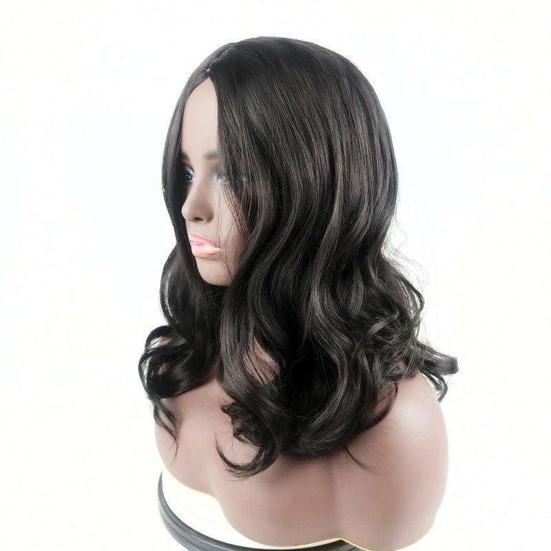 Bộ Tóc Giả Dài Uốn Xoăn Nhuộm Màu Thời Trang Cho Nữ