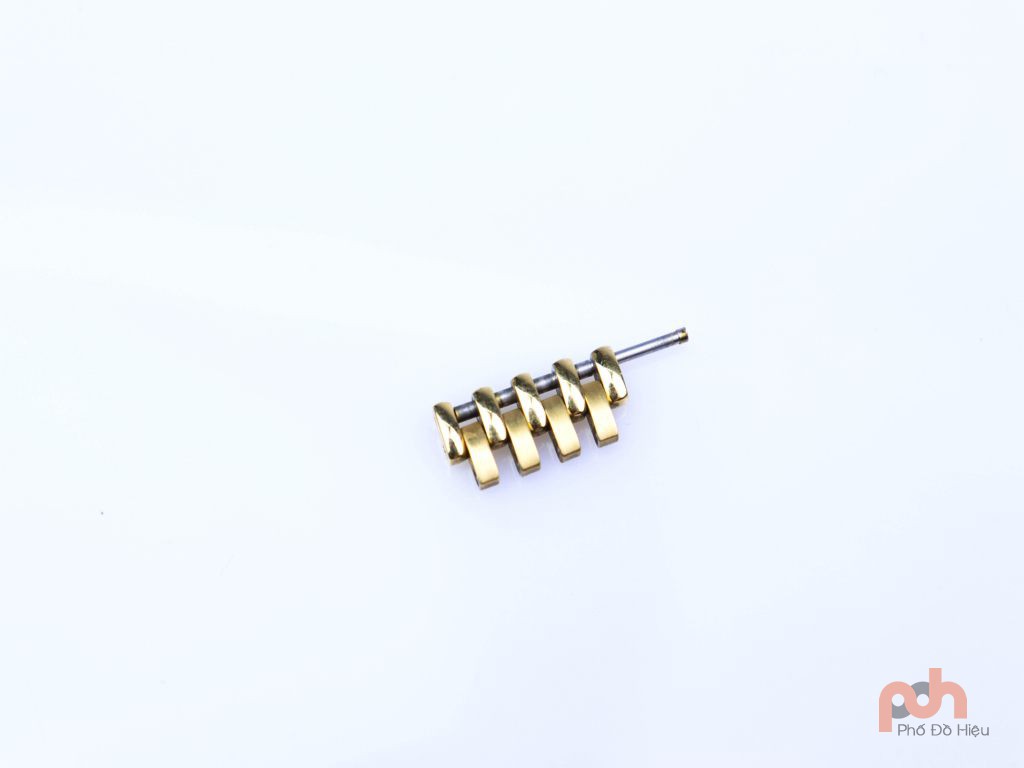 Mắt dây đồng hồ nam Longines chính hãng thép PVD vàng size 21 mm