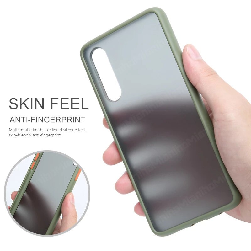 Ốp Điện Thoại Silicon Cứng Chống Sốc Mặt Nhám Cho Samsung Galaxy S21 FE 5G S21FE S22+ S22 Plus Ultra