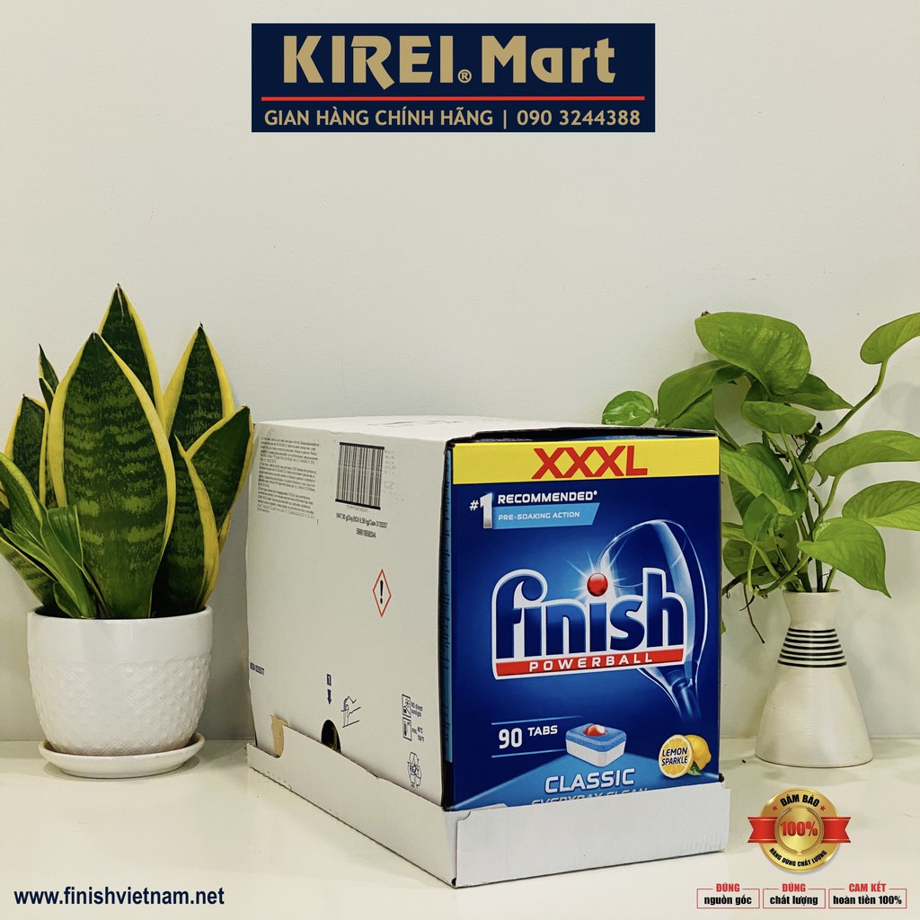 Viên rửa bát Finish Classic - 90 viên / Hộp | BigBuy360 - bigbuy360.vn