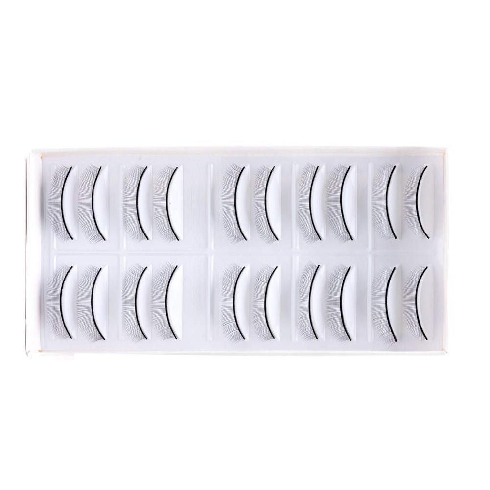 [Hàng mới về] Set 10 cặp lông mi giả bằng sợi nhân tạo dùng luyện tập nối mi