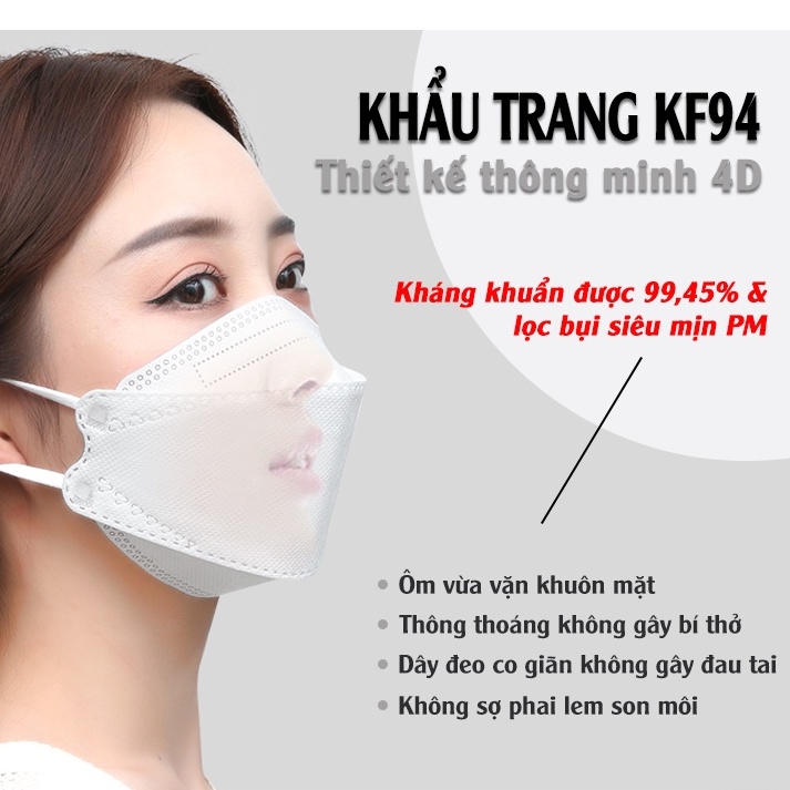 Khẩu trang KF94, khẩu trang 5D, khẩu trang kháng khuẩn An Tâm