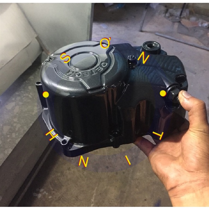 COMBO Chai sơn xịt sơn xe máy Samurai Y367- màu xám đậm Dark Bluish Grey Yamaha