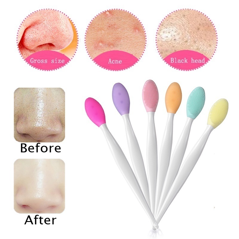 Cọ Rửa Mặt Bằng Silicon Mềm Giúp Làm Sạch Sâu Và Loại Bỏ Mụn Đầu Đen