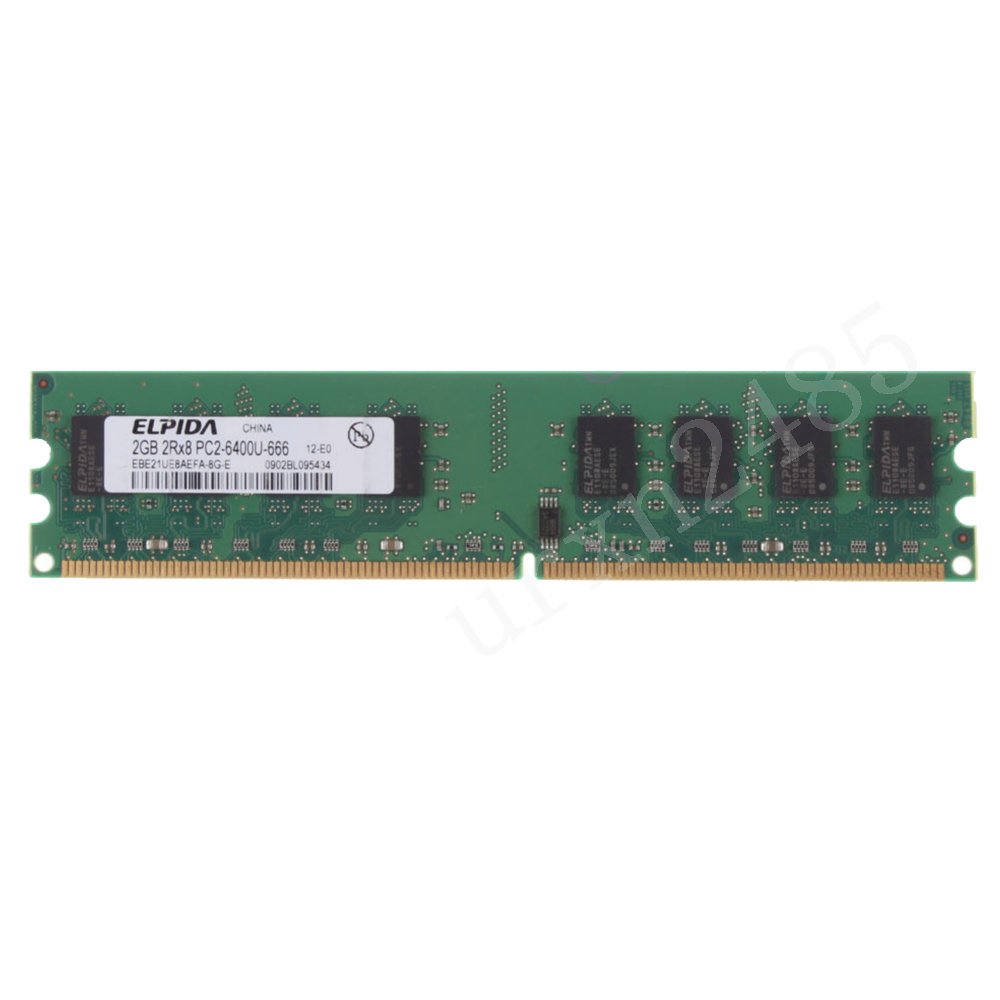 Thẻ Nhớ RAM PC 4GB 2x 2GB 800MHz PC2-6400U DDR2-800 240P DIMM Intel