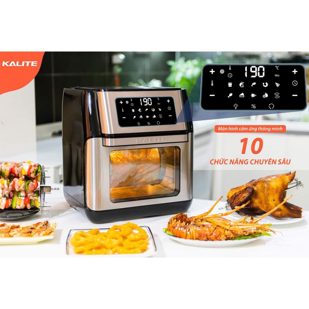NỔI CHIÊN KHÔNG DẦU KALITE Q10- BH 12 tháng chính hãng